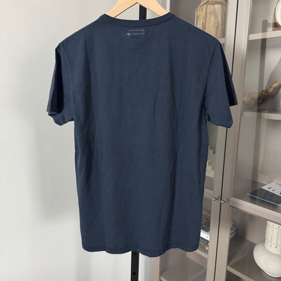 Knickerbocker New York Core Logo Navy T-Shirt XS NEW Short Sleeve Cotton Tee NYC - Picture 4 of 6